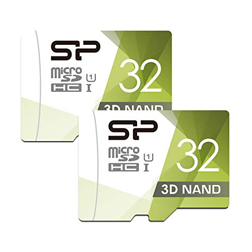 Silicon Power MicroSD-Karte mit Adapter, 32 GB, Doppelpack von SP Silicon Power