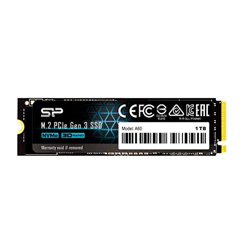 Silicon Power PCIe M.2 NVMe SSD 1TB Gen3x4 R/W up to 2, 200/1, 600MB/s internal SSD von SP Silicon Power