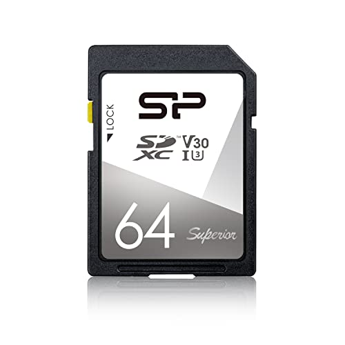 Silicon Power SDXC-Speicherkarte (64 GB, UHS-1, U3, V30) von SP Silicon Power