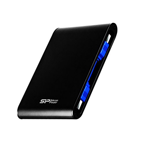 Silicon Power SP Power SP010TBPHDA80S3B Externe Festplatte 1TB (6,4 cm (2,5 Zoll), USB 3.0) blau, Mehrfarbig von SP Silicon Power
