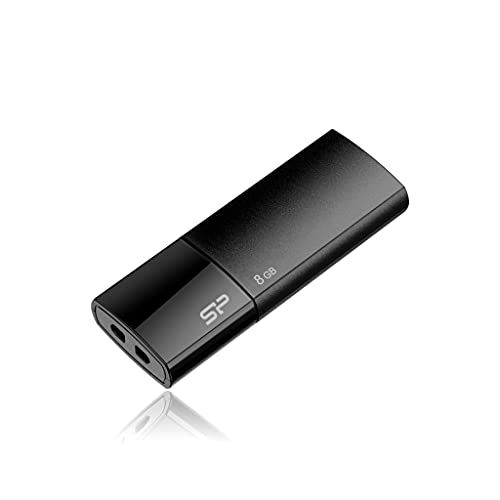 Silicon Power SP008GBUF2U05V1K 8GB Speicherstick USB 2.0 schwarz von SP Silicon Power
