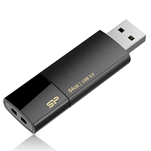 Silicon Power SP064GBUF3B05V1K 64GB Speicherstick USB 3.0 schwarz von SP Silicon Power