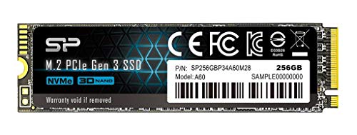 Silicon Power SSD 256GB M.2 PCI-E Gen 3x4 NVMe Ace A60 von SP Silicon Power