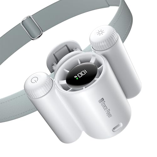 SP Space Player Taillen-Clip-ventilator 100 Geschwindigkeitsstufen, 13.000 U/min Kleidungsclip-Ventilator für Hemden, 360° Neigungseinstellung, LED-Display, wiederaufladbarer mit Beleuchtung – Weiß SP Space Player Taillen-Clip-ventilator 100 Geschwindigkeitsstufen, 13.000 U/min Kleidungsclip-Ventilator für Hemden, 360° Neigungseinstellung, LED-Display, wiederaufladbarer mit Beleuchtung – Weiß von SP Space Player