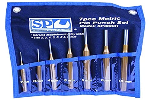 SP TOOLS SP30831 – Splinttreiber – 7-teilig – entwickelt für Profis – Schlagwerkzeuge – Jagd und Meißel SP TOOLS SP30831 – Splinttreiber – 7-teilig – entwickelt für Profis – Schlagwerkzeuge – Jagd und Meißel von SP Tools