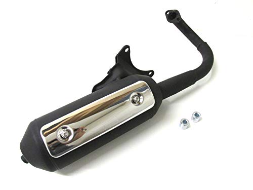 Auspuff Ersatz Auspuffanlage Offen für Aprilia Sportcity SR 50, Gilera DNA Easy Moving Ice Runner Stalker Storm Typhoon, Diesis Fly Free Liberty NRG MC2 MC3 Power NTT TPH Zip SSL von SP