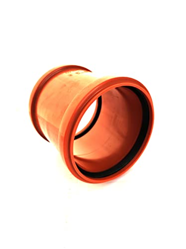 Doppelmuffe DN110 - DN400 Kanalrohr Überschiebmuffe Abwasserrohr KG Rohr Verbindungsmuffe (DN315) von SP