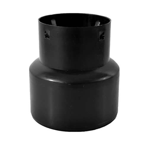 SP Drainageverbinder DN80 auf KG Rohr DN110, Schwarz, PVC-U, Industriell, 1 Stück von SP