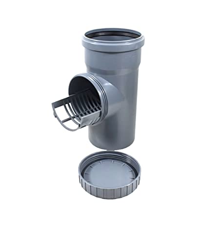 Fallrohrfilter DN110 Regensammler Regenablauf mit Laubfang Regenrohrfilter Dachrinne Regenwasserfilter Laubschutz von SP