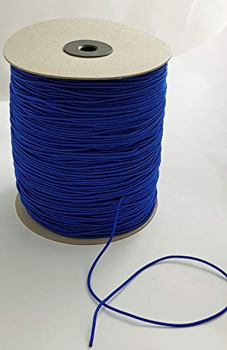 SP Gummikordel Gummischnur Bandbreite 2,2 mm Bandfarbe blau 10 Meter abgemessen von SP