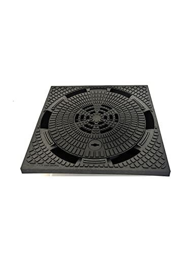 Schachtdeckel DN315 Kl.A15 mit Belüftung Kanaldeckel Brunnendeckel KG Rohr Kontrollschacht von SP