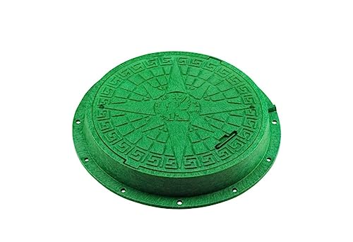 Schachtdeckel Kl.A15 Brunnendeckel Kanaldeckel 800mm Gullydeckel Drainage Rohr Abwasser von SP