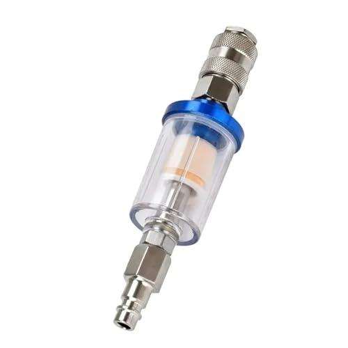 1/4'' Wasser Öl Separator Luftfilter Feuchtigkeit Falle Mit Europäischen Stil for Kompressor Spray Farbe Gun Werkzeug Druck Teile (Color : Only Filter) von SPABOY