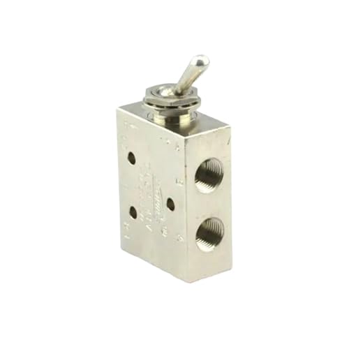 1 Paar Rc 1/8"PT Innengewinde 2 Position 5 Wege Rechteck Mechanisches Luftpneumatikventil TAC2-41V (Color : 1 PC) von SPABOY