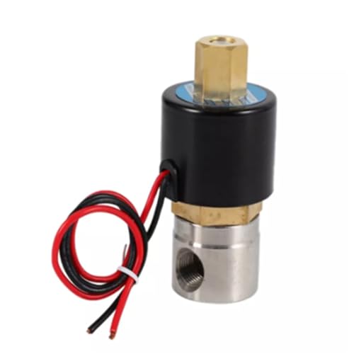 1PC 1/4" DN08 BSPT AC220V DC12V DC24V Edelstahl 304 Normalerweise Offenes Elektrisches Magnetventil N/O(G_220V) von SPABOY