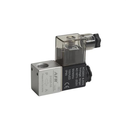 2V025-08 Normalerweise geschlossenes 12V 24V 220V 1/4" BSPT SOLENOID PNEUMAT Ventil pneumatisch(2V025-08 AC36V) von SPABOY