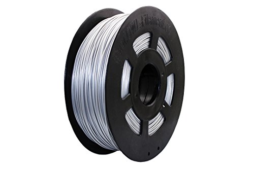 3D Drucker 1kg METALLIC Silber Filament Rolle PLA 1,75mm von SPACE