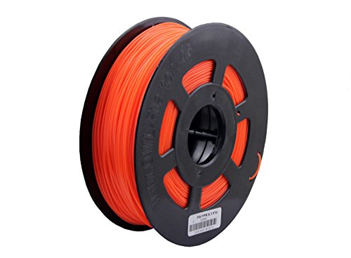 3D Drucker 1kg PLA Filament Rolle 1,75mm NEON ORANGE von Space