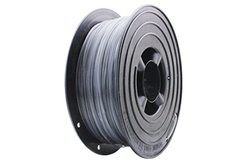 PET 3D Filament 1,75mm 1kg in Verschiedenen Farben PET-G PETG (Grau-Transparent) von Space
