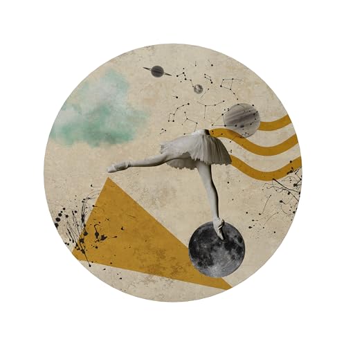 SPACEREBELS Bilder Abstrakt - Runde Wandbilder Wohnzimme - Deko Modern - Schlafzimmer - Room Decoration - Kunstdruck Wanddeko - Aufhängfertig SPACEREBELS Bilder Abstrakt - Runde Wandbilder Wohnzimme - Deko Modern - Schlafzimmer - Room Decoration - Kunstdruck Wanddeko - Aufhängfertig von SPACEREBELS