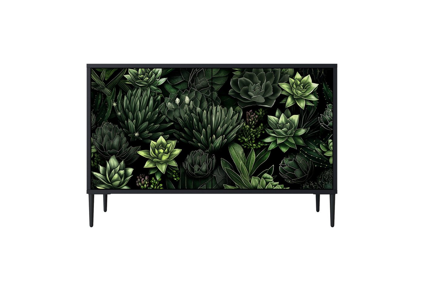 SPACEREBELS Kommode (3 Türen), Sideboard Komodenschrank Möbel für Wohnzimmer mit 2 Türen oder mit von SPACEREBELS