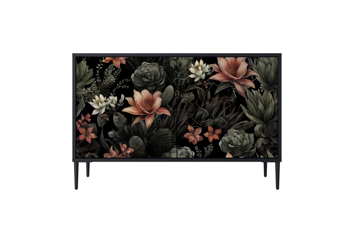 SPACEREBELS Kommode (3 Türen), Sideboard Komodenschrank Möbel für Wohnzimmer mit 2 Türen oder mit von SPACEREBELS