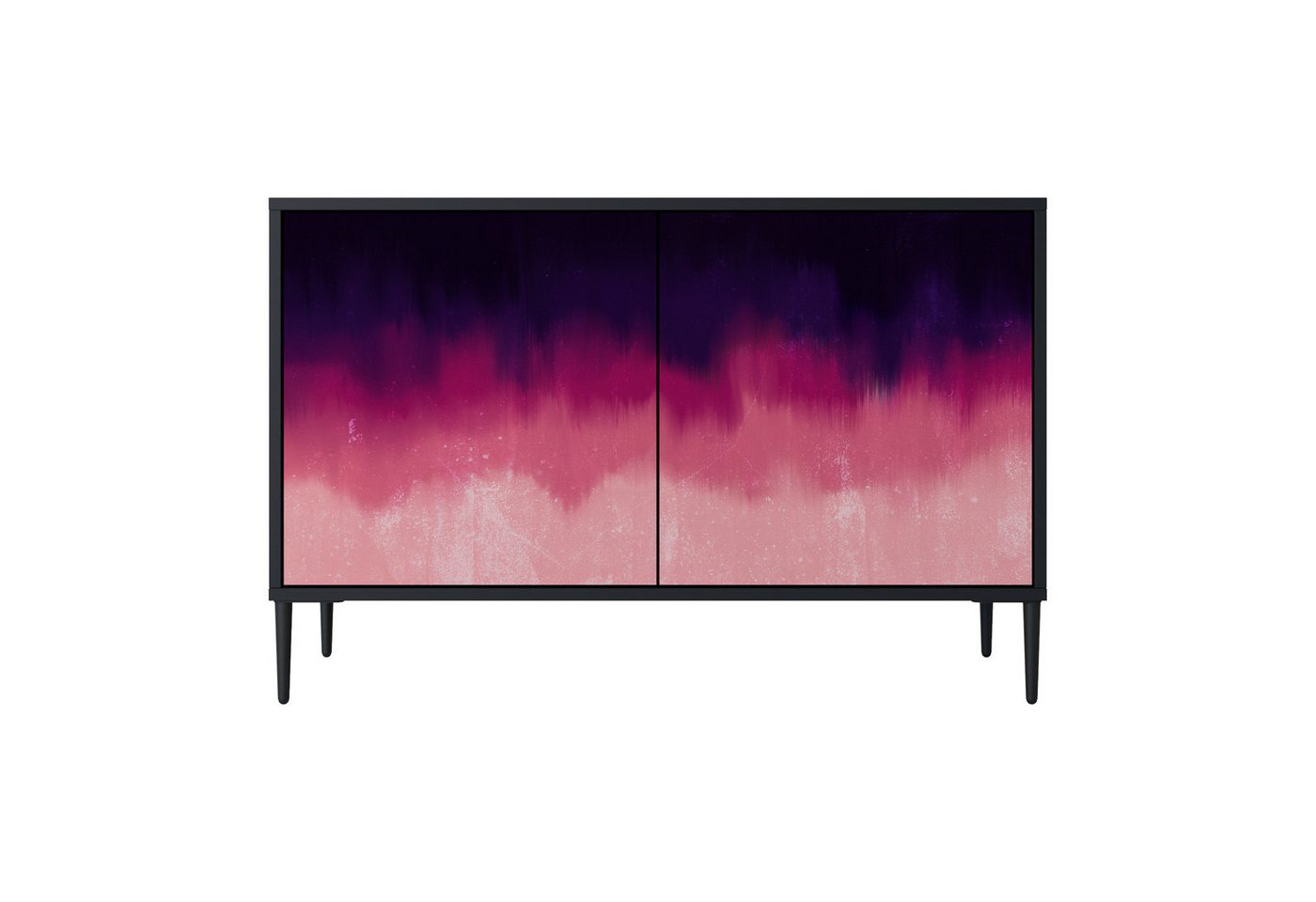 SPACEREBELS Kommode (3 Türen), Sideboard Komodenschrank Möbel für Wohnzimmer mit 2 Türen oder mit von SPACEREBELS
