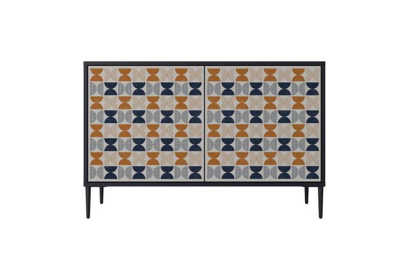 SPACEREBELS Kommode (3 Türen), Sideboard Komodenschrank Möbel für Wohnzimmer mit 2 Türen oder mit von SPACEREBELS