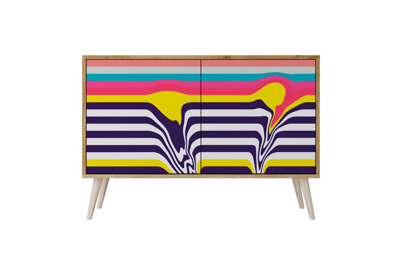 SPACEREBELS Kommode Sideboard Komodenschrank Möbel für Wohnzimmer Flur Esszimmer, mit 2 Türen oder mit 3 Türen SPACEREBELS Kommode Sideboard Komodenschrank Möbel für Wohnzimmer Flur Esszimmer, mit 2 Türen oder mit 3 Türen von SPACEREBELS
