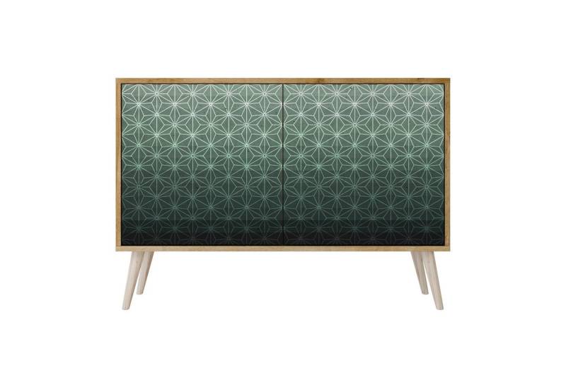 SPACEREBELS Kommode Sideboard Komodenschrank Möbel für Wohnzimmer Flur Esszimmer, mit 2 Türen oder mit 3 Türen von SPACEREBELS