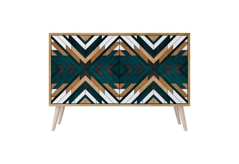 SPACEREBELS Kommode Sideboard Komodenschrank Möbel für Wohnzimmer Flur Esszimmer, mit 2 Türen oder mit 3 Türen von SPACEREBELS