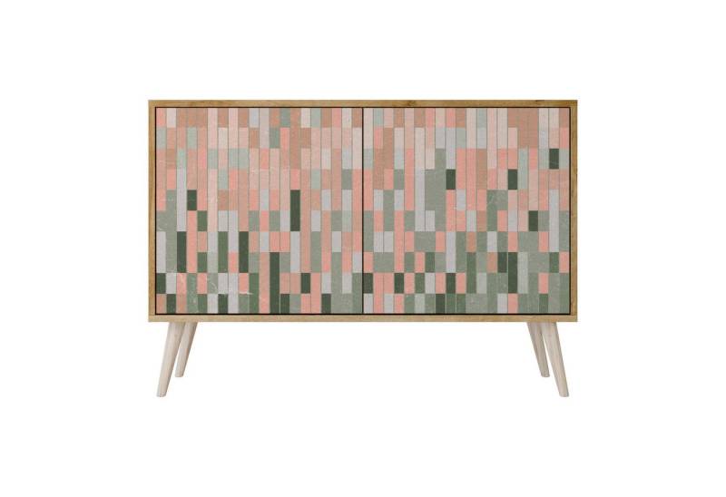 SPACEREBELS Kommode Sideboard Komodenschrank Möbel für Wohnzimmer Flur Esszimmer, mit 2 Türen oder mit 3 Türen von SPACEREBELS