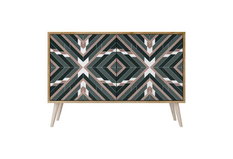 SPACEREBELS Kommode Sideboard Komodenschrank Möbel für Wohnzimmer Flur Esszimmer, mit 2 Türen oder mit 3 Türen von SPACEREBELS