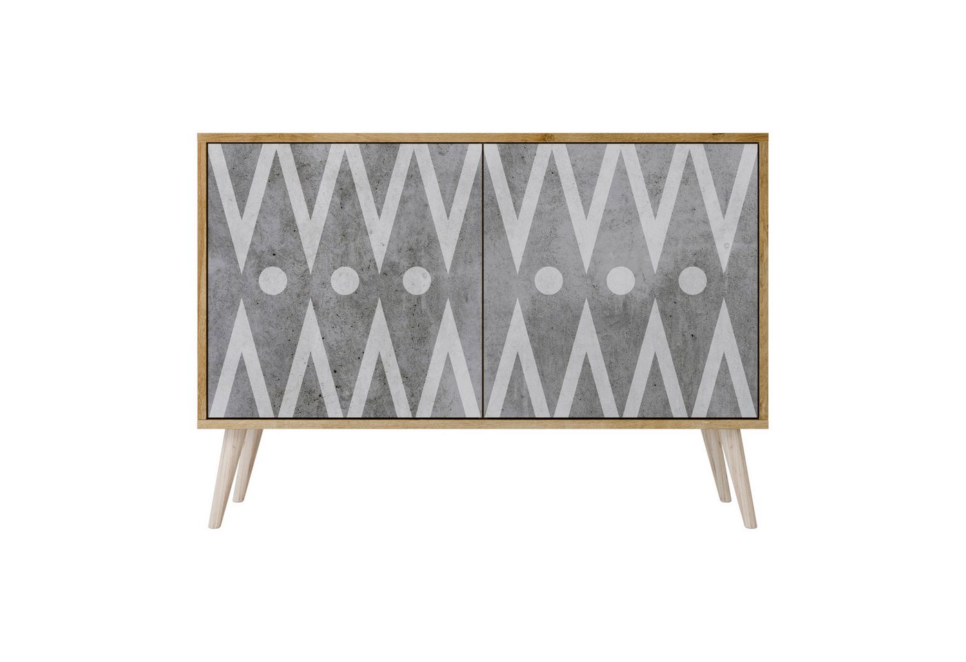 SPACEREBELS Kommode Sideboard Komodenschrank Möbel für Wohnzimmer Flur Esszimmer, mit 2 Türen oder mit 3 Türen SPACEREBELS Kommode Sideboard Komodenschrank Möbel für Wohnzimmer Flur Esszimmer, mit 2 Türen oder mit 3 Türen von SPACEREBELS