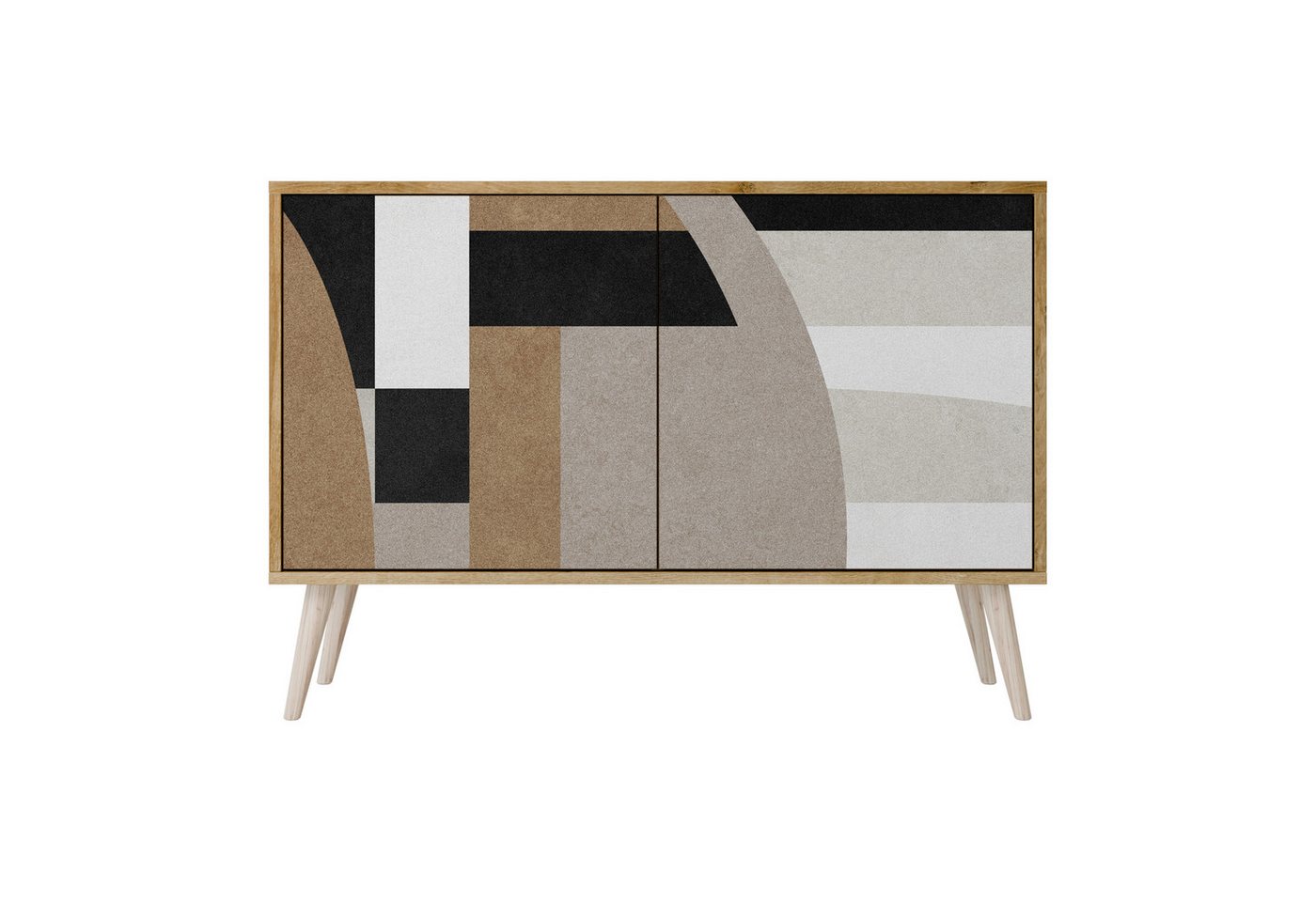 SPACEREBELS Kommode Sideboard Komodenschrank Möbel für Wohnzimmer Flur Esszimmer, mit 2 Türen oder mit 3 Türen SPACEREBELS Kommode Sideboard Komodenschrank Möbel für Wohnzimmer Flur Esszimmer, mit 2 Türen oder mit 3 Türen von SPACEREBELS
