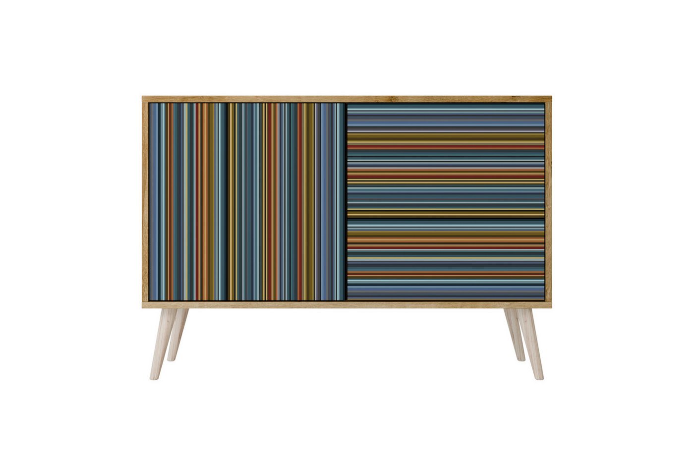 SPACEREBELS Kommode Sideboard Komodenschrank Möbel für Wohnzimmer Flur Esszimmer, mit 2 Türen oder mit 3 Türen SPACEREBELS Kommode Sideboard Komodenschrank Möbel für Wohnzimmer Flur Esszimmer, mit 2 Türen oder mit 3 Türen von SPACEREBELS