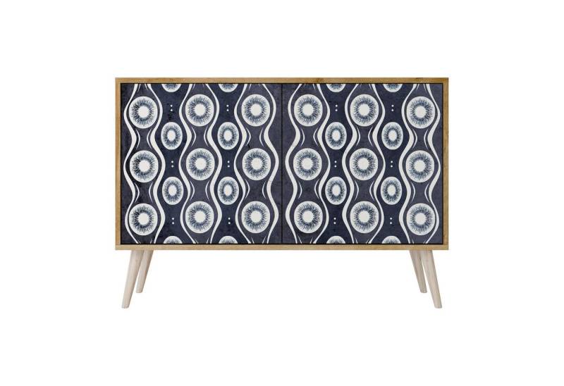 SPACEREBELS Kommode Sideboard Komodenschrank Möbel für Wohnzimmer Flur Esszimmer, mit 2 Türen oder mit 3 Türen von SPACEREBELS