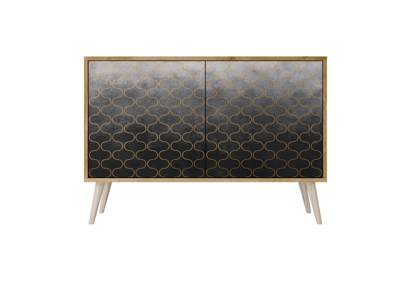 SPACEREBELS Kommode Sideboard Komodenschrank Möbel für Wohnzimmer Flur Esszimmer, mit 2 Türen oder mit 3 Türen SPACEREBELS Kommode Sideboard Komodenschrank Möbel für Wohnzimmer Flur Esszimmer, mit 2 Türen oder mit 3 Türen von SPACEREBELS