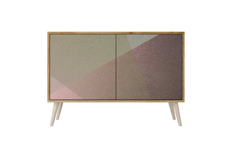 SPACEREBELS Kommode Sideboard Komodenschrank Möbel für Wohnzimmer Flur Esszimmer, mit 2 Türen oder mit 3 Türen von SPACEREBELS