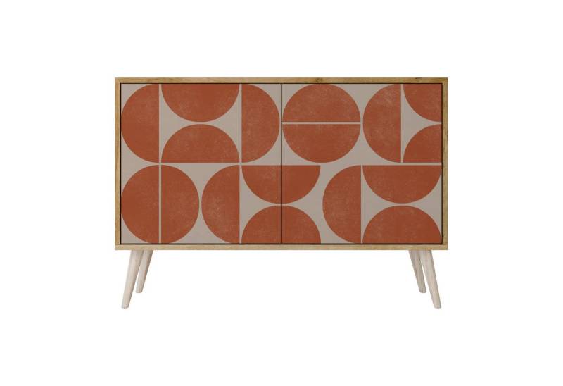 SPACEREBELS Kommode Sideboard Komodenschrank Möbel für Wohnzimmer Flur Esszimmer, mit 2 Türen oder mit 3 Türen von SPACEREBELS