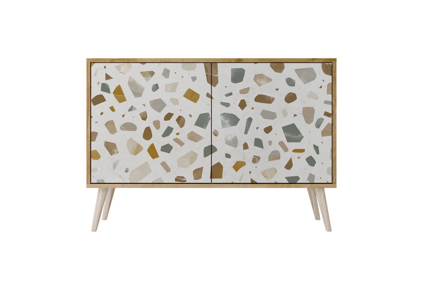 SPACEREBELS Kommode Sideboard Komodenschrank Möbel für Wohnzimmer Flur Esszimmer, mit 2 Türen oder mit 3 Türen SPACEREBELS Kommode Sideboard Komodenschrank Möbel für Wohnzimmer Flur Esszimmer, mit 2 Türen oder mit 3 Türen von SPACEREBELS