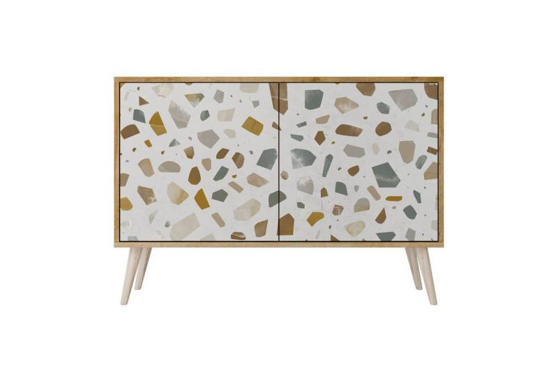 SPACEREBELS Kommode Sideboard Komodenschrank Möbel für Wohnzimmer Flur Esszimmer, mit 2 Türen oder mit 3 Türen von SPACEREBELS