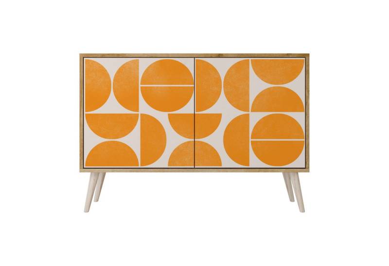 SPACEREBELS Kommode Sideboard Komodenschrank Möbel für Wohnzimmer Flur Esszimmer, mit 2 Türen oder mit 3 Türen von SPACEREBELS