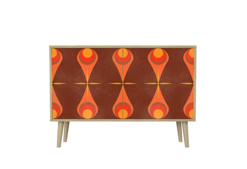 SPACEREBELS Kommode Sideboard Komodenschrank Möbel für Wohnzimmer Flur Esszimmer, mit 2 Türen oder mit 3 Türen von SPACEREBELS