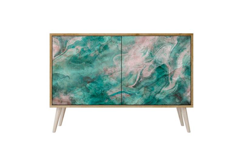 SPACEREBELS Kommode Sideboard Komodenschrank Möbel für Wohnzimmer Flur Esszimmer, mit 2 Türen oder mit 3 Türen von SPACEREBELS