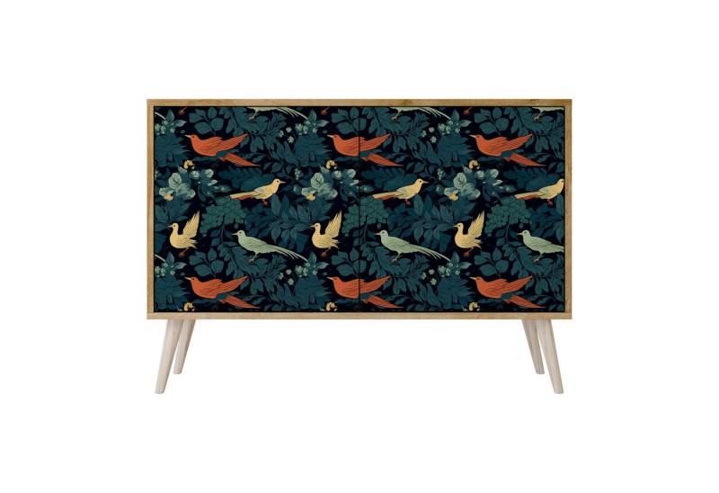 SPACEREBELS Kommode Sideboard Komodenschrank Möbel für Wohnzimmer Flur Esszimmer, mit 2 Türen oder mit 3 Türen von SPACEREBELS