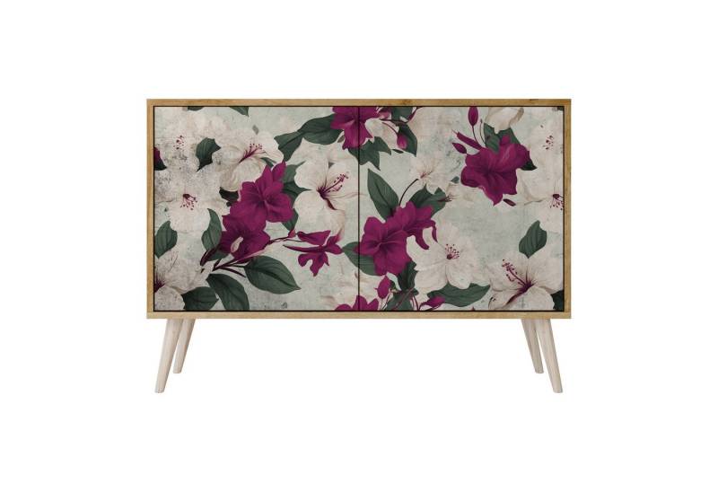 SPACEREBELS Kommode Sideboard Komodenschrank Möbel für Wohnzimmer Flur Esszimmer, mit 2 Türen oder mit 3 Türen von SPACEREBELS