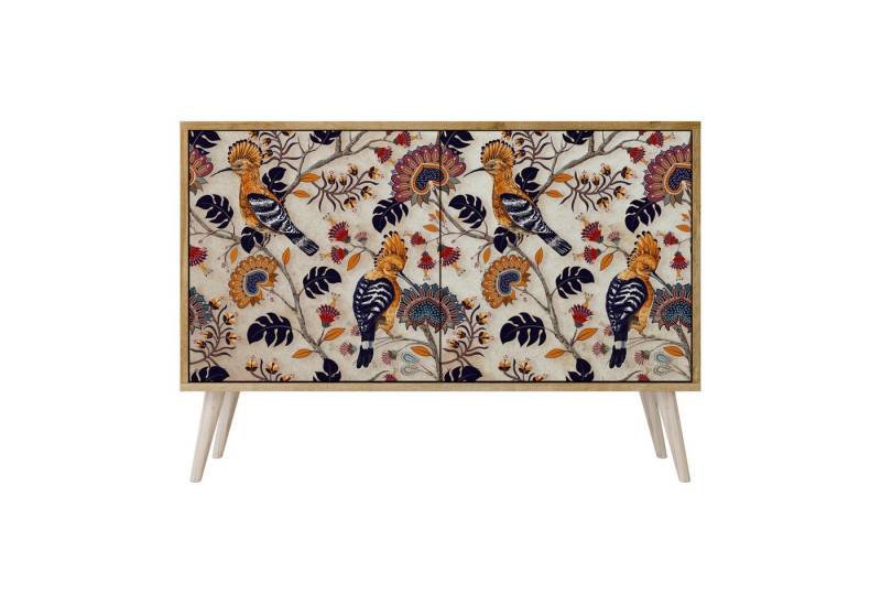 SPACEREBELS Kommode Sideboard Komodenschrank Möbel für Wohnzimmer Flur Esszimmer, mit 2 Türen oder mit 3 Türen von SPACEREBELS