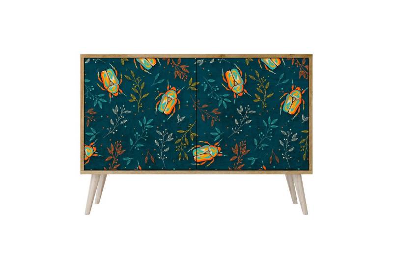 SPACEREBELS Kommode Sideboard Komodenschrank Möbel für Wohnzimmer Flur Esszimmer, mit 2 Türen oder mit 3 Türen von SPACEREBELS