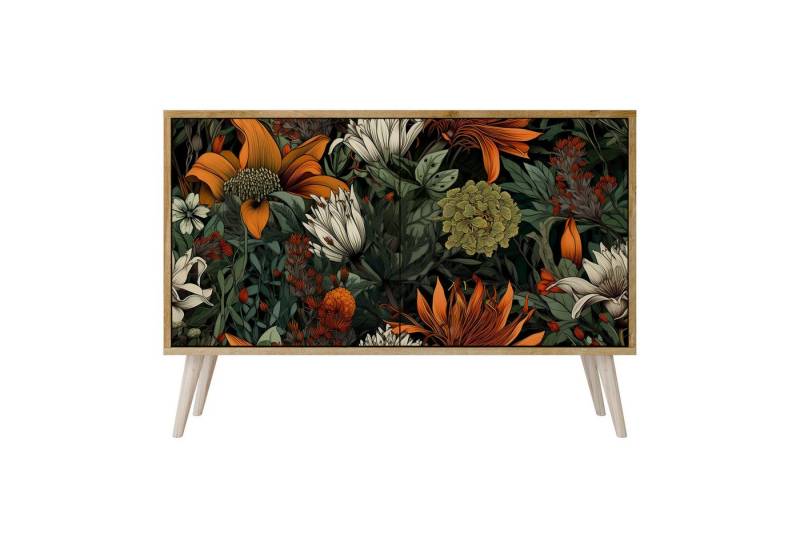 SPACEREBELS Kommode Sideboard Komodenschrank Möbel für Wohnzimmer Flur Esszimmer, mit 2 Türen oder mit 3 Türen von SPACEREBELS